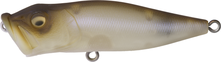 Megabass Pop X POPX 64mm Bass Topwater Popper 1/4oz White Python